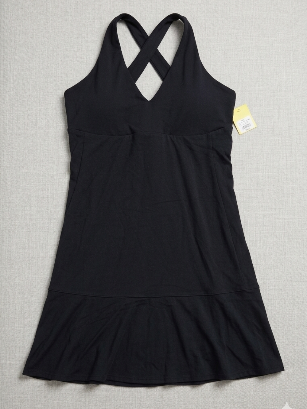 Target Black Active Dress with Cross-Back Detail